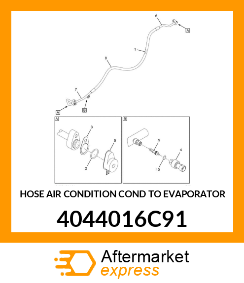 HOSE AIR CONDITION COND TO EVAPORATOR 4044016C91