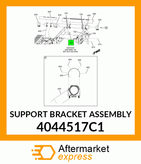 SUPPORT BRACKET ASSEMBLY 4044517C1