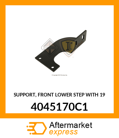 SUPPORT, FRONT LOWER STEP WITH 19 4045170C1