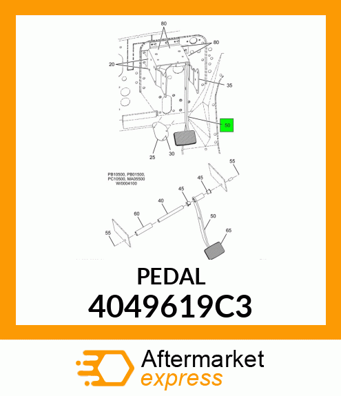 PEDAL 4049619C3