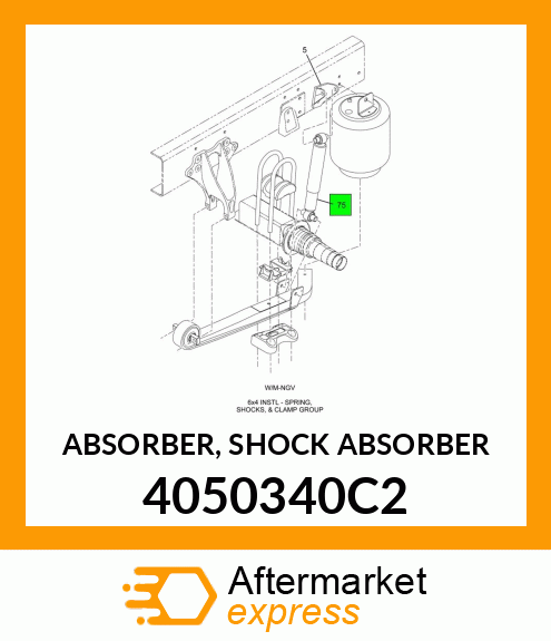 ABSORBER, SHOCK ABSORBER 4050340C2