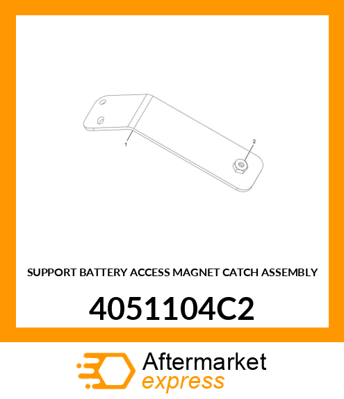 SUPPORT BATTERY ACCESS MAGNET CATCH ASSEMBLY 4051104C2
