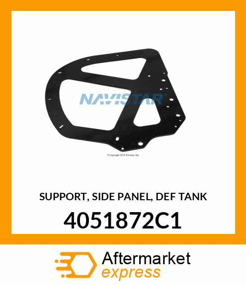 SUPPORT, SIDE PANEL, DEF TANK 4051872C1