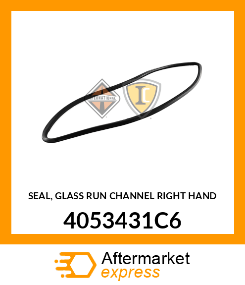 SEAL, GLASS RUN CHANNEL RIGHT HAND 4053431C6