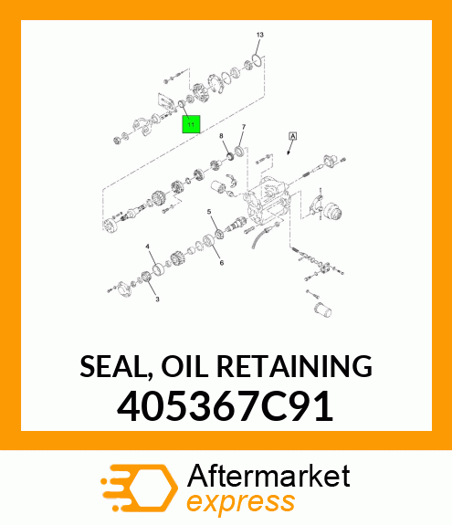 SEAL, OIL RETAINING 405367C91