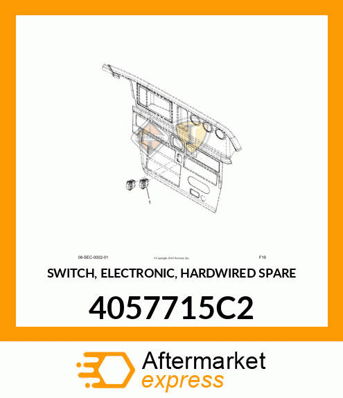 SWITCH, ELECTRONIC, HARDWIRED SPARE 4057715C2