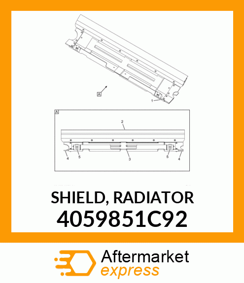 SHIELD, RADIATOR 4059851C92