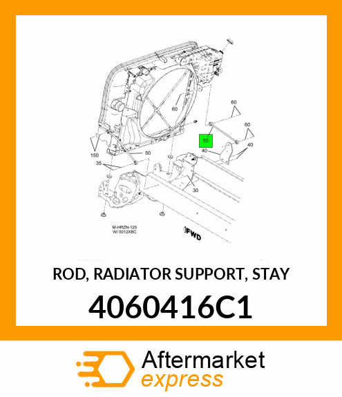 ROD, RADIATOR SUPPORT, STAY 4060416C1