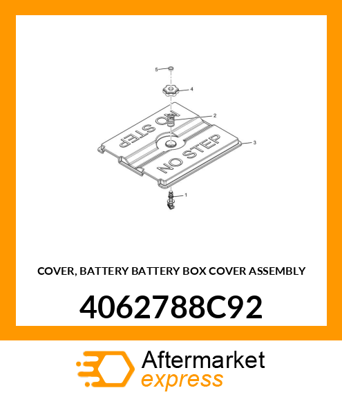 COVER, BATTERY BATTERY BOX COVER ASSEMBLY 4062788C92