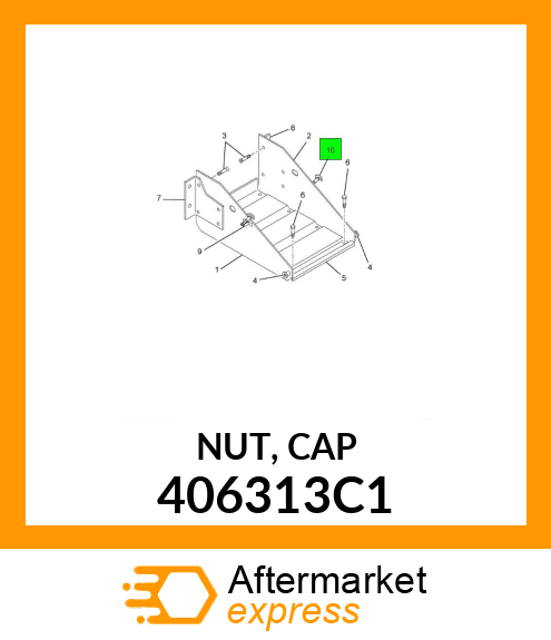 NUT, CAP 406313C1