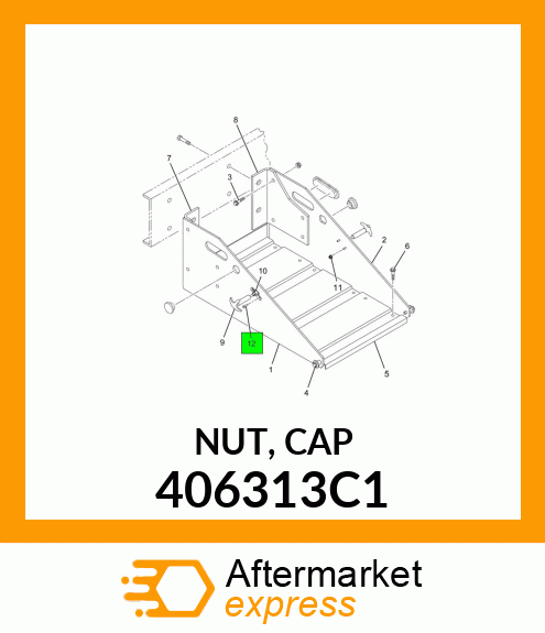 NUT, CAP 406313C1