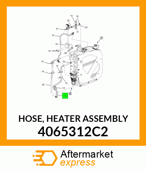 HOSE, HEATER ASSEMBLY 4065312C2