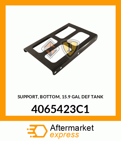 SUPPORT, BOTTOM, 15.9 GAL DEF TANK 4065423C1