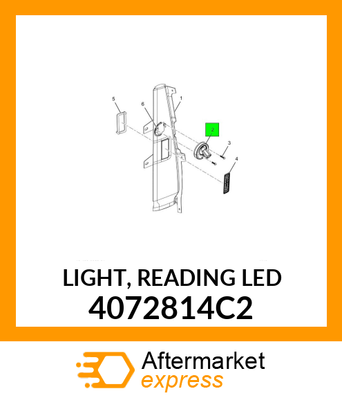 LIGHT, READING LED 4072814C2