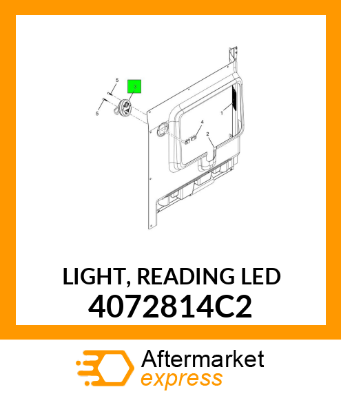 LIGHT, READING LED 4072814C2