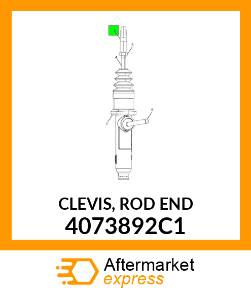 CLEVIS, ROD END 4073892C1
