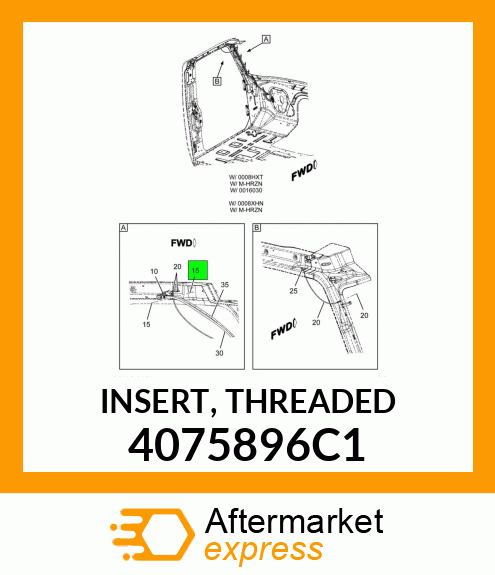 INSERT, THREADED 4075896C1