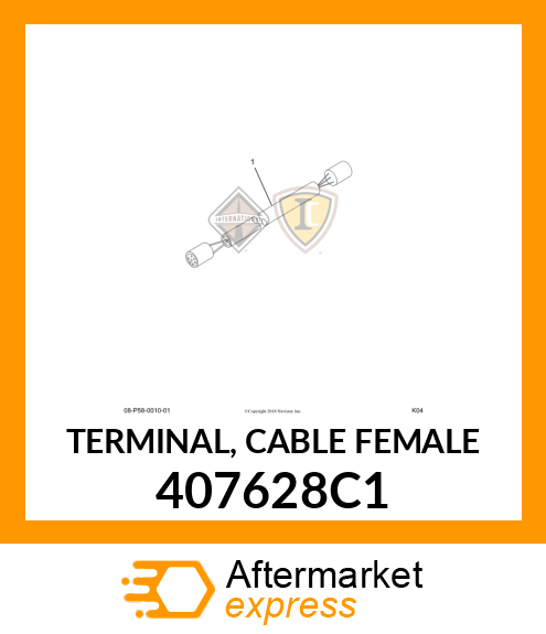 TERMINAL, CABLE FEMALE 407628C1