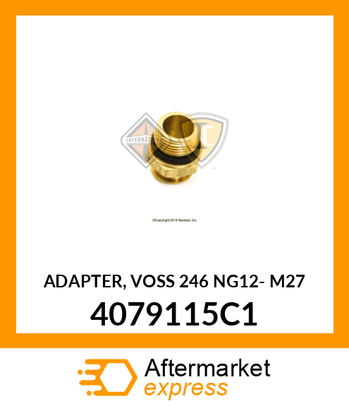 ADAPTER, VOSS 246 NG12- M27 4079115C1