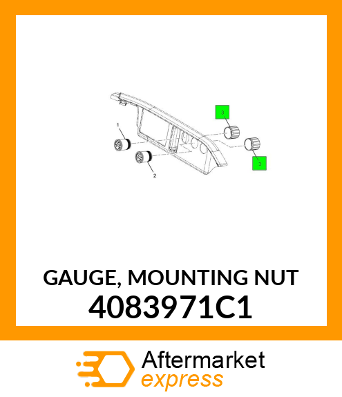 GAUGE, MOUNTING NUT 4083971C1