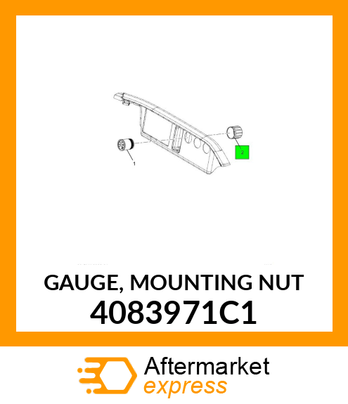 GAUGE, MOUNTING NUT 4083971C1