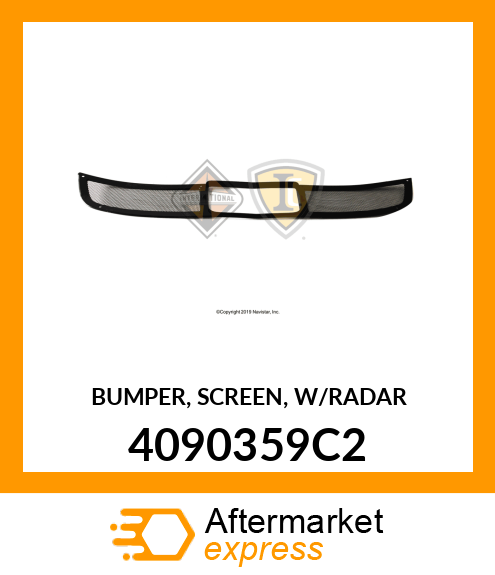 BUMPER, SCREEN, W/RADAR 4090359C2