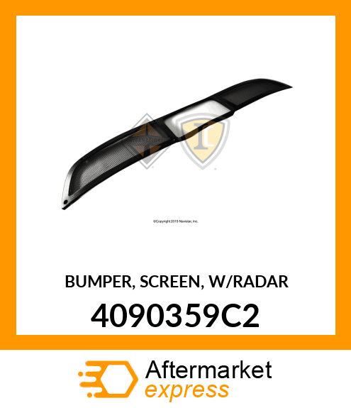 BUMPER, SCREEN, W/RADAR 4090359C2