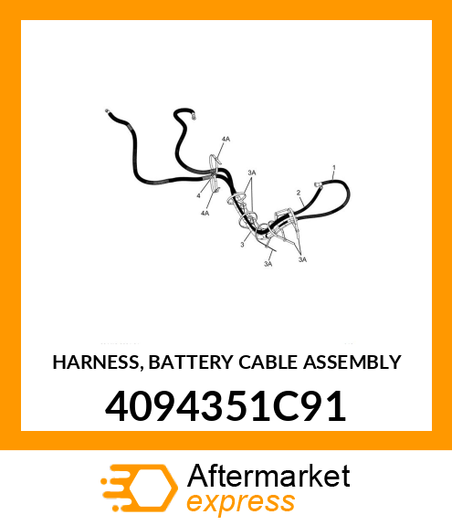 HARNESS, BATTERY CABLE ASSEMBLY 4094351C91