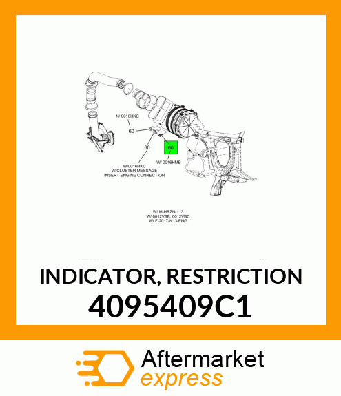 INDICATOR, RESTRICTION 4095409C1