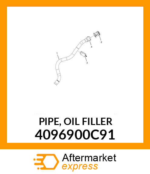 PIPE, OIL FILLER 4096900C91