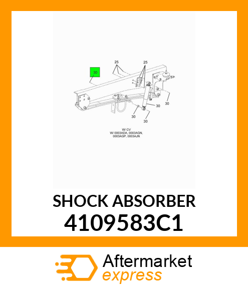 SHOCK ABSORBER 4109583C1