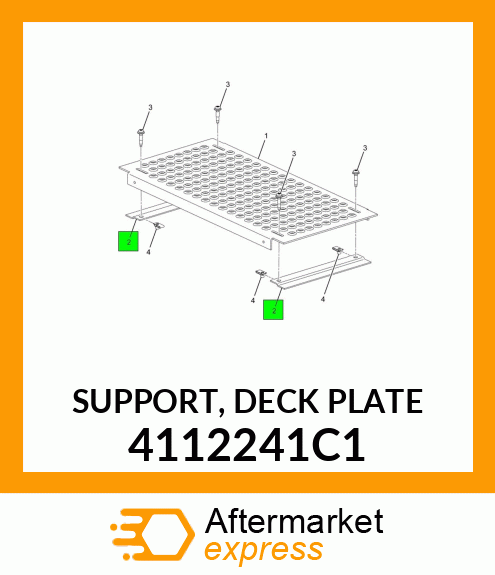 SUPPORT, DECK PLATE 4112241C1