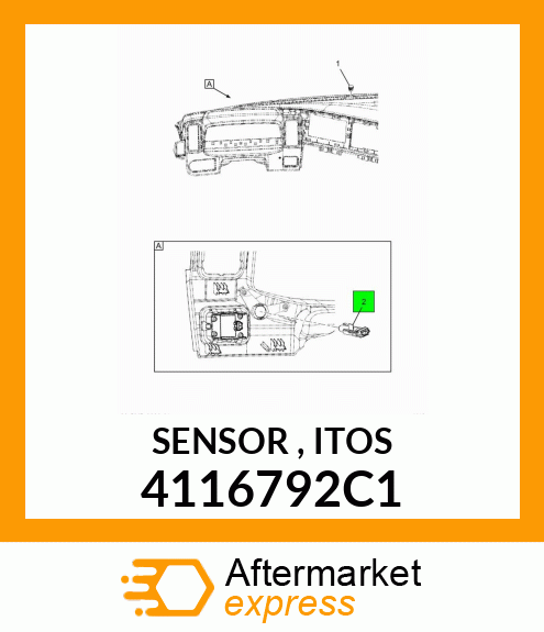 SENSOR , ITOS 4116792C1