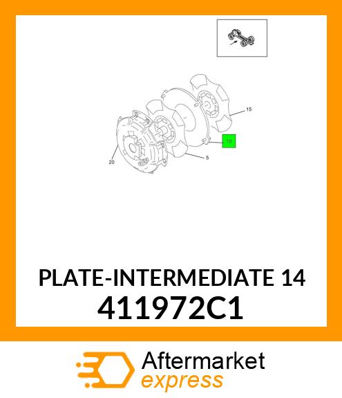 PLATE-INTERMEDIATE 14 411972C1
