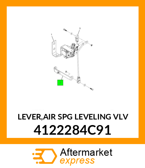 LEVER,AIR SPG LEVELING VLV 4122284C91