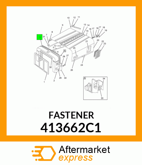 FASTENER 413662C1