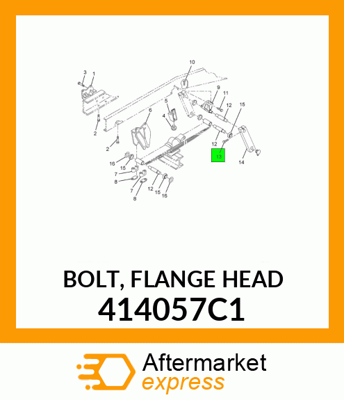 BOLT, FLANGE HEAD 414057C1