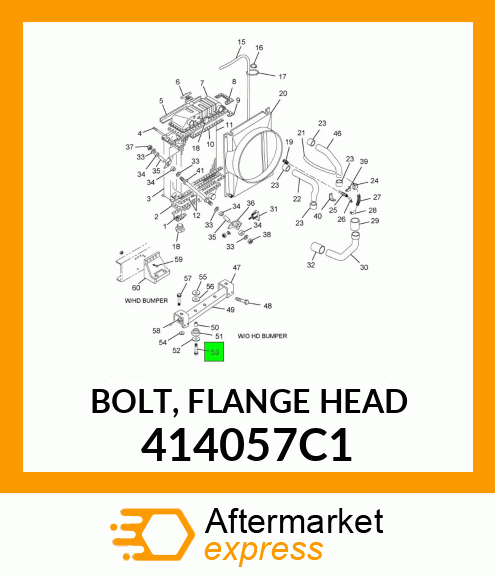 BOLT, FLANGE HEAD 414057C1