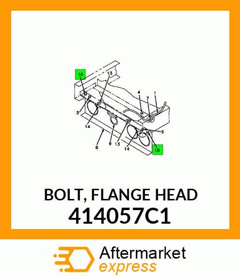 BOLT, FLANGE HEAD 414057C1