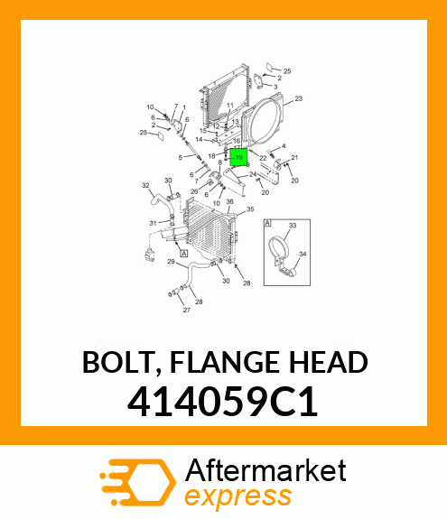 BOLT, FLANGE HEAD 414059C1