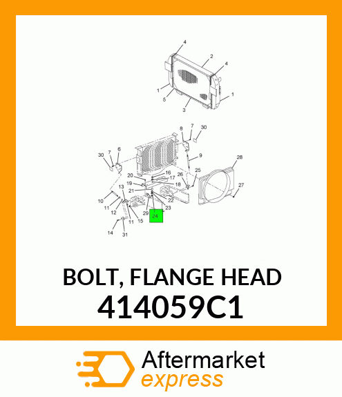 BOLT, FLANGE HEAD 414059C1