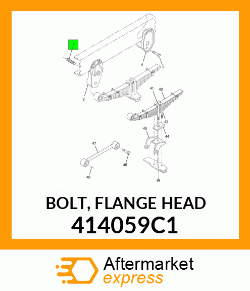 BOLT, FLANGE HEAD 414059C1