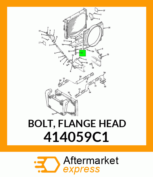 BOLT, FLANGE HEAD 414059C1