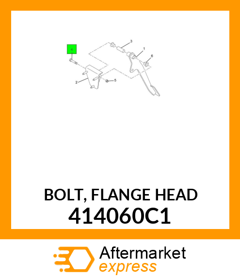 BOLT, FLANGE HEAD 414060C1