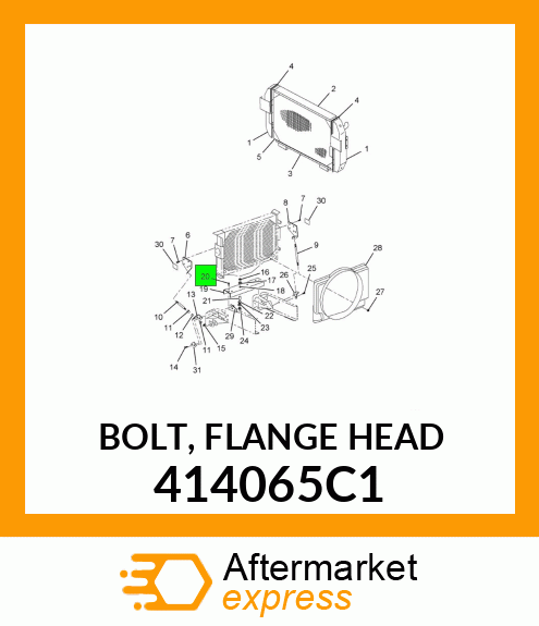 BOLT, FLANGE HEAD 414065C1