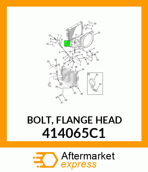 BOLT, FLANGE HEAD 414065C1