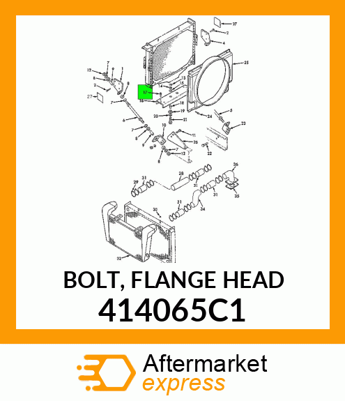 BOLT, FLANGE HEAD 414065C1