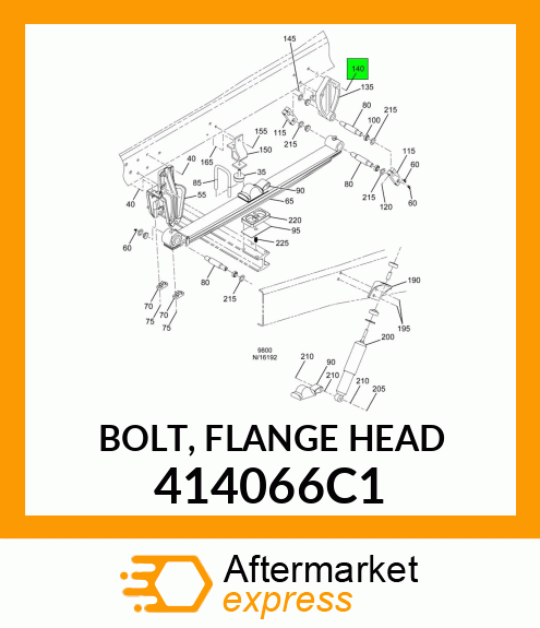 BOLT, FLANGE HEAD 414066C1