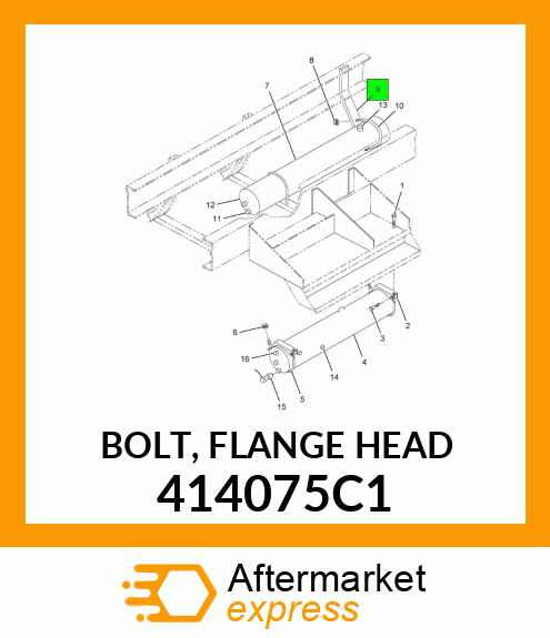 BOLT, FLANGE HEAD 414075C1