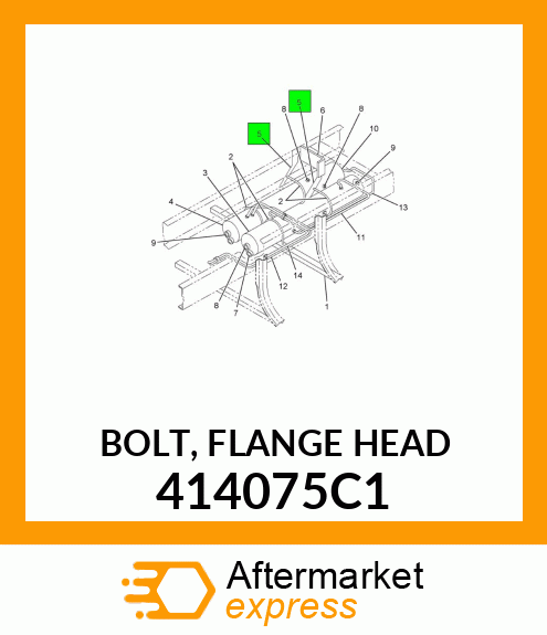 BOLT, FLANGE HEAD 414075C1